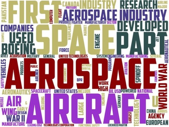 Aerospace Wordart Sublimation