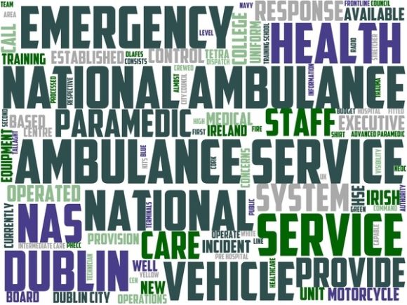 Ambulance Controller Wordart Wallpaper