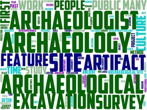 Archaeology Wordart Wallpaper