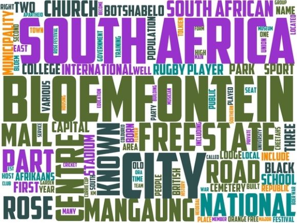 Bloemfontein Wordart T-shirt: A Creative Way to Express Yourself
