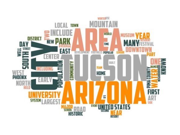 Tucson Typography Sticker