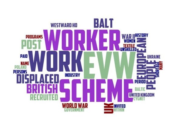 Voluntary Worker Typography T-Shirt: A Vibrant Word Cloud Design for Creative Expression