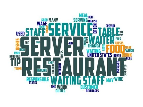 Waitress Typography Banner